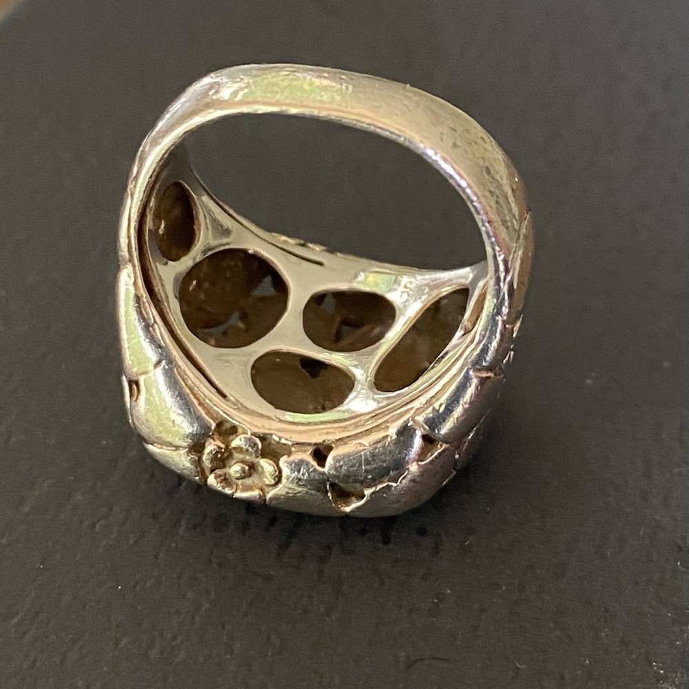 Pretty Sterling Silver Ring - image 7